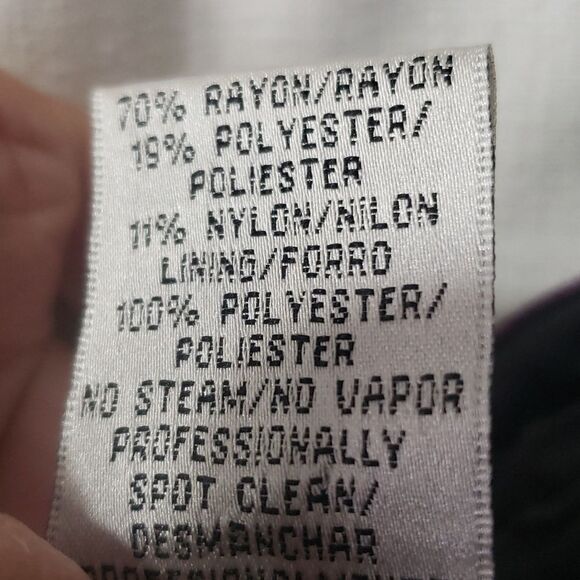 J.R. Nites by Carol Lin. EUC. Stunning Jacket in Purple & Black. Size 14. - Picture 12 of 12